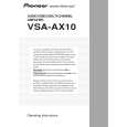 PIONEER VSA-AX10 Owners Manual PIONEER VSA-AX10 Owners Manual