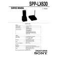 SONY SPPLX630 Service Manual SONY SPPLX630 Service Manual