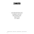 ZANUSSI ZV1020S Owners Manual ZANUSSI ZV1020S Owners Manual