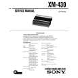 SONY XM430 Service Manual SONY XM430 Service Manual