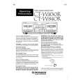 PIONEER CT-W830R Owners Manual PIONEER CT-W830R Owners Manual
