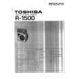 TOSHIBA R1500 Service Manual TOSHIBA R1500 Service Manual