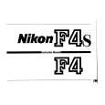 NIKON F4S Owners Manual NIKON F4S Owners Manual