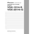 PIONEER VSX-1014-S/FLXJ Owners Manual PIONEER VSX-1014-S/FLXJ Owners Manual