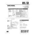 SONY HVL5D Service Manual SONY HVL5D Service Manual
