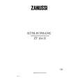 ZANUSSI ZT164R Owners Manual ZANUSSI ZT164R Owners Manual