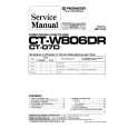 PIONEER CT-W806DR Service Manual PIONEER CT-W806DR Service Manual