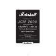 MARSHALL JCM2000 Owners Manual MARSHALL JCM2000 Owners Manual