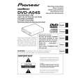 PIONEER DVD-A04S/ZUCYVK Owners Manual PIONEER DVD-A04S/ZUCYVK Owners Manual