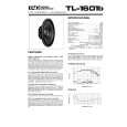 PIONEER TL-1601B/E Owners Manual PIONEER TL-1601B/E Owners Manual