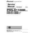 PIONEER PRS-D1100M/XS/ES Service Manual PIONEER PRS-D1100M/XS/ES Service Manual