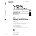 SONY MDXCA580 Owners Manual SONY MDXCA580 Owners Manual