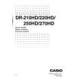 CASIO DR250HD Owners Manual CASIO DR250HD Owners Manual