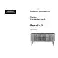 GRUNDIG ROSSINI 3 Owners Manual GRUNDIG ROSSINI 3 Owners Manual