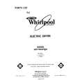 WHIRLPOOL LE5790XPW0 Parts Catalog WHIRLPOOL LE5790XPW0 Parts Catalog