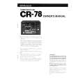 ROLAND CR-78 Owners Manual ROLAND CR-78 Owners Manual