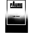 FAURE LSI342 Owners Manual FAURE LSI342 Owners Manual
