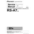 PIONEER RS-A7/EW Service Manual PIONEER RS-A7/EW Service Manual