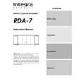 ONKYO RDA-7 Owners Manual ONKYO RDA-7 Owners Manual
