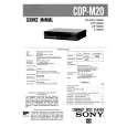 SONY CDPM20 Service Manual SONY CDPM20 Service Manual