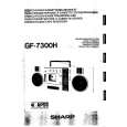 SHARP GF7300H Owners Manual SHARP GF7300H Owners Manual