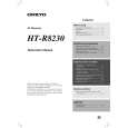 ONKYO HTR8230 Owners Manual ONKYO HTR8230 Owners Manual