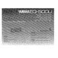 YAMAHA EQ-500U Owners Manual YAMAHA EQ-500U Owners Manual