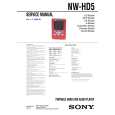 SONY NWHD5 Service Manual SONY NWHD5 Service Manual