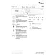 WHIRLPOOL AWZ 7810 Quick Start WHIRLPOOL AWZ 7810 Quick Start