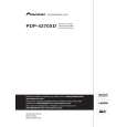 PIONEER PDP-4270XD Owners Manual PIONEER PDP-4270XD Owners Manual