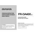 AIWA FRDA400 Owners Manual AIWA FRDA400 Owners Manual