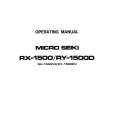 MICRO SEIKI RX-1500 Owners Manual MICRO SEIKI RX-1500 Owners Manual