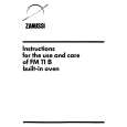 ZANUSSI FM11 Owners Manual ZANUSSI FM11 Owners Manual