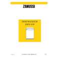 ZANUSSI DWS939S Owners Manual ZANUSSI DWS939S Owners Manual