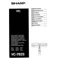 SHARP VC-782S Owners Manual SHARP VC-782S Owners Manual