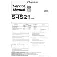 PIONEER S-IS21/XJI/E Service Manual PIONEER S-IS21/XJI/E Service Manual
