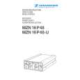 SENNHEISER MZN 16P48 MZN 16P48-U Owners Manual SENNHEISER MZN 16P48 MZN 16P48-U Owners Manual