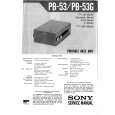 SONY PB53G Service Manual SONY PB53G Service Manual