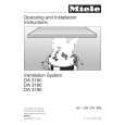 MIELE DA3160 Owners Manual MIELE DA3160 Owners Manual