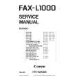 CANON FAXL1000 Service Manual CANON FAXL1000 Service Manual