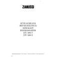 ZANUSSI ZFC1603S Owners Manual ZANUSSI ZFC1603S Owners Manual
