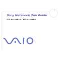SONY PCG-R600HMPD VAIO Owners Manual SONY PCG-R600HMPD VAIO Owners Manual