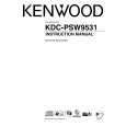KENWOOD KDC-PSW9531 Owners Manual KENWOOD KDC-PSW9531 Owners Manual