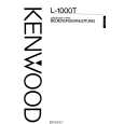 KENWOOD L-1000T Owners Manual KENWOOD L-1000T Owners Manual