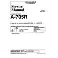 PIONEER A705R Service Manual PIONEER A705R Service Manual