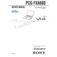 SONY PCGFXA680 Service Manual SONY PCGFXA680 Service Manual