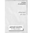 ARTHUR MARTIN ELECTROLUX AR2322W Owners Manual ARTHUR MARTIN ELECTROLUX AR2322W Owners Manual