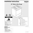 WHIRLPOOL GW395LEGT5 Installation Manual WHIRLPOOL GW395LEGT5 Installation Manual