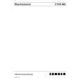 ZANKER CTVD 985 Owners Manual ZANKER CTVD 985 Owners Manual