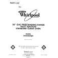 WHIRLPOOL SF300BSRW0 Parts Catalog WHIRLPOOL SF300BSRW0 Parts Catalog